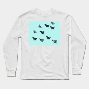 Robin egg chooks Long Sleeve T-Shirt